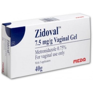 Zidoval metronidazole for BV 7.5mg/g vaginal gel 40g
